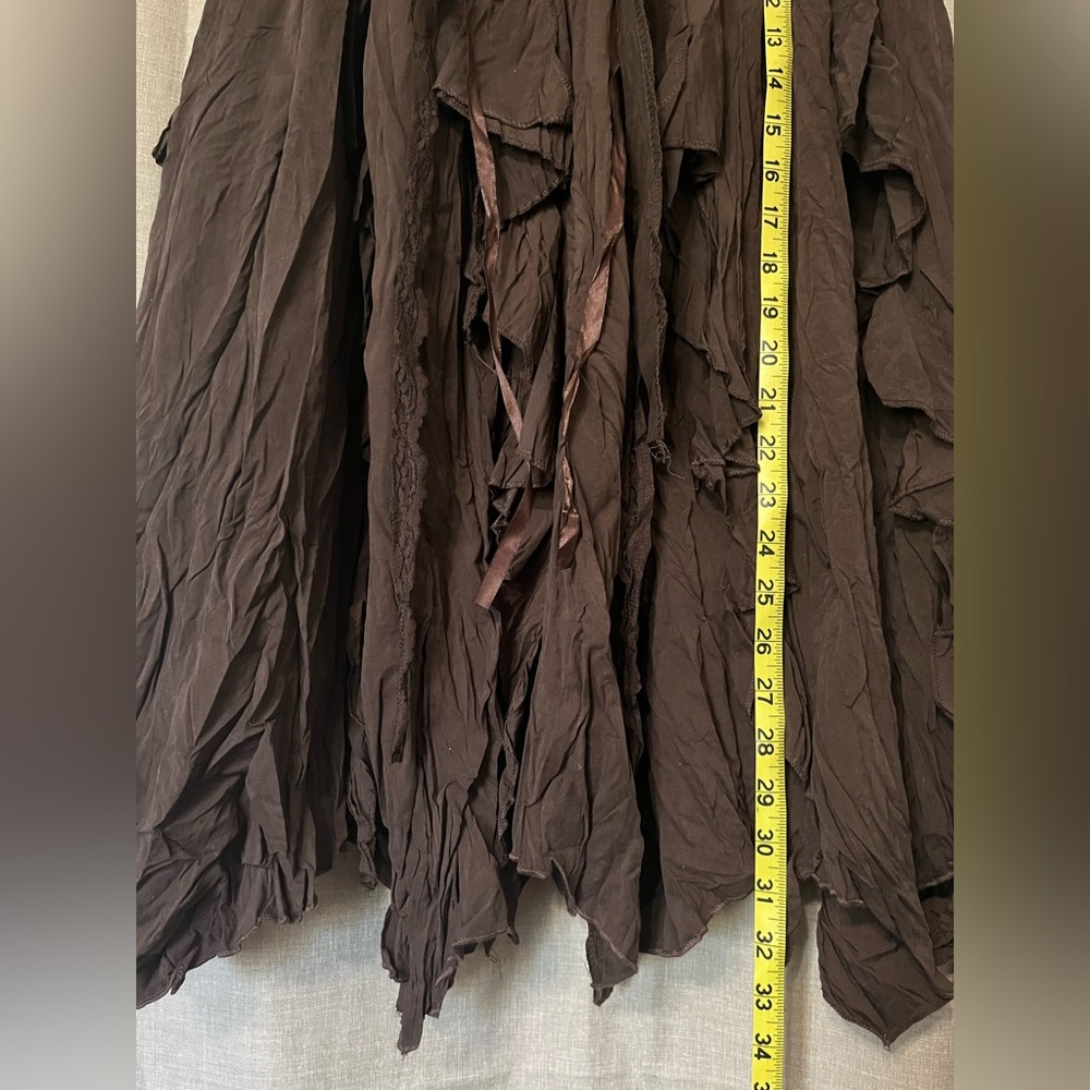 The Pyramid Collection Ruffled Boho Skirt Small - Picture 4 of 5